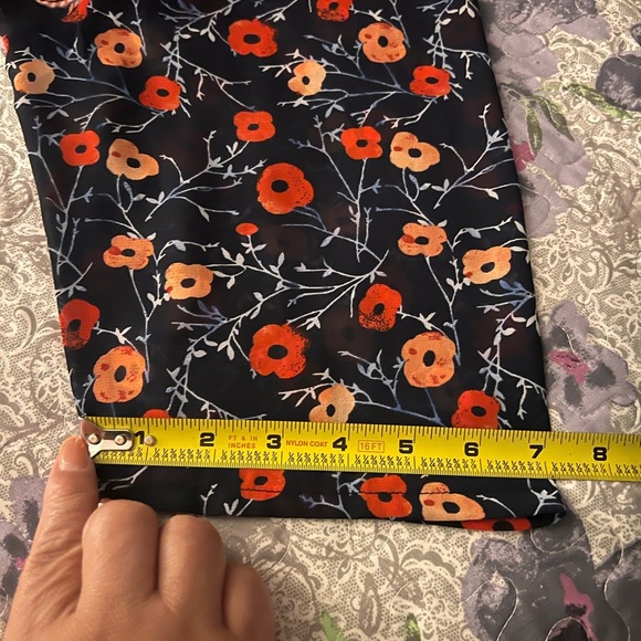 Cato Red and Navy Blue Floral Blouse - Picture 7 of 7